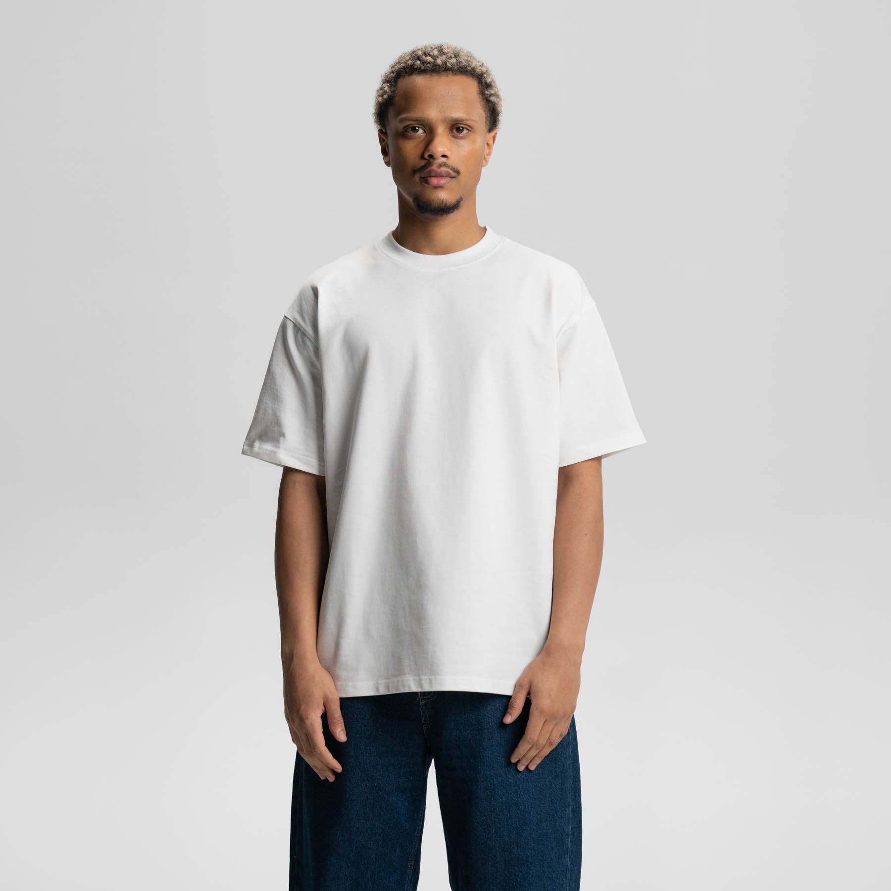 All White 3-Pack - Heavy Loose Fit T-Shirt